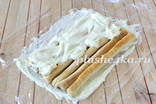 Торт Наполеон-Полено.Вкуснятина за 20 минут. Ингредиенты