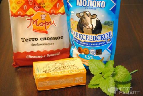 Какие ингредиенты нужны для приготовления торта Наполеон-Полено. Рецепт: Торт Полено - ленивый Наполеон