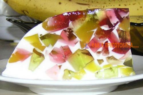 Как правильно нанести сметанный крем на торт полено. Торт, который можно приготовить из желе и сметаны