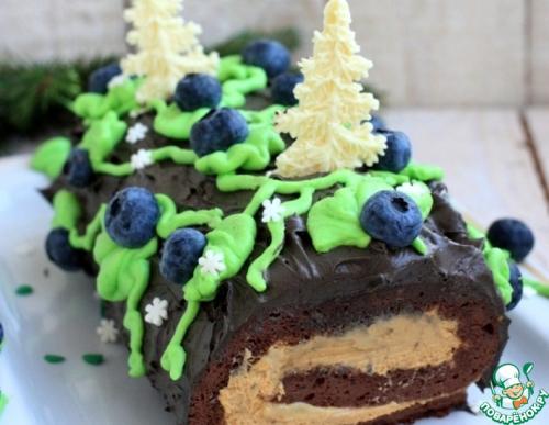 Как приготовить заварный крем для торта полено. Торт Полено