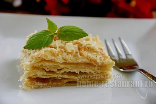 Как сделать сгущенку для Наполеон торта. Самый вкусный крем для наполеона со сгущенкой и маслом