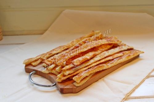 Заварное чудо: Торт полено из слоеного теста с заварным кремом 22