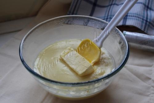 Заварное чудо: Торт полено из слоеного теста с заварным кремом 31