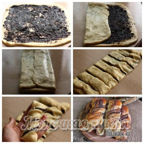 Красивая выпечка из дрожжевого теста. Учимся красиво скручивать и лепить дрожжевые булочки с начинкой