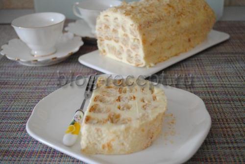 Как долго готовится Торт полено из слоеного теста со сгущенкой. Торт «Полено» из готового слоеного теста: 2 рецепта (с фото и видео)