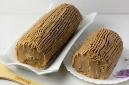 Как сделать вареную сгущенку для рулета полено. Рулет Полено