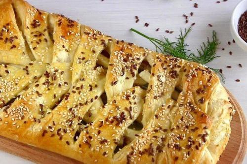 Красивый пирог из слоеного теста. Пирог из слоеного теста: 15 вкусных рецептов приготовления