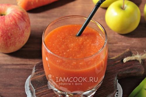 Смузи из моркови и яблока. Смузи из моркови и яблок 08