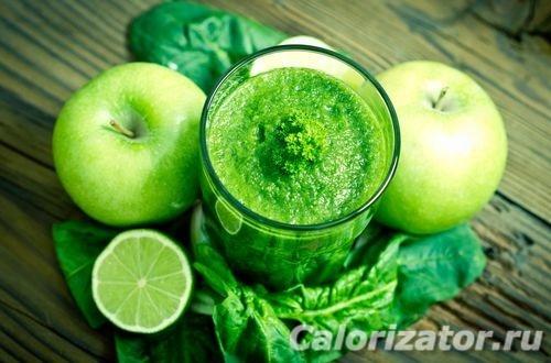 Смузи со шпинатом и яблоком для похудения. Яблочный смузи со шпинатом и петрушкой