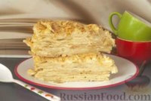 Наполеон из слоеного теста. В духовке, С фото, Торт Наполеон 05