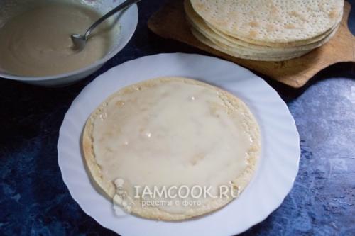 Торт Наполеон с вареной сгущенкой из готового слоеного теста. Ингредиенты 23