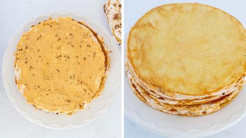 Наполеон с вареной сгущенкой и маслом. Торт Наполеон со сгущенкой и маслом   рецепт с безе Афганский