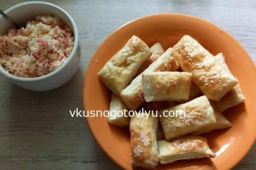 Фуршетная закуска из слоеного теста. 5 самых вкусных закусок из слоеного теста