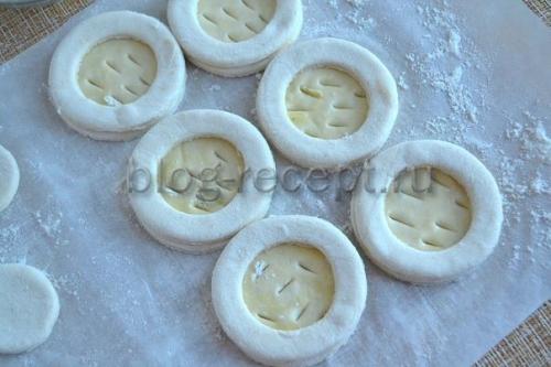 Корзинки из слоеного теста. Тарталетки из слоеного теста без формочек