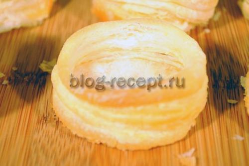 Волованы рецепт. Волованы из слоеного теста в домашних условиях без формочек