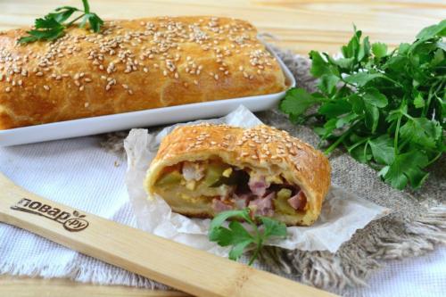 Вторые блюда из слоеного теста. Что приготовить из слоеного теста: 20 быстрых и вкусных блюд