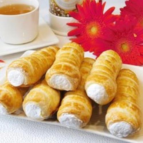 Пять самых быстрых рецептов слоеных трубочек. Трубочки из слоеного бездрожжевого теста