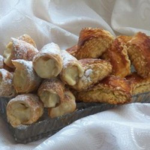 Пять самых быстрых рецептов слоеных трубочек. Трубочки из слоеного бездрожжевого теста