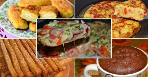 Быстрые рецепты за 10 минут. Быстрые блюда за 10 минут: 9 рецептов