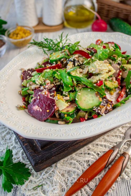 Рецепты салатов из овощей и фруктов для детокс-диеты. Салаты для похудения: 6 идеальных летних рецептов 06