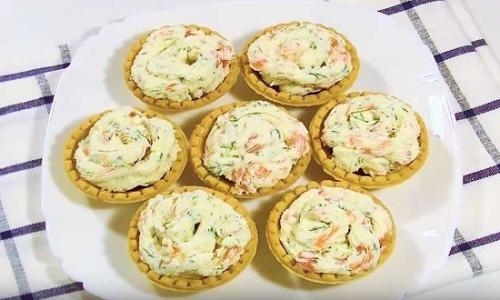 Тарталетки на новый год и праздничный стол с красной рыбой. Закуска в тарталетках с красной рыбой — самые вкусные рецепты на праздничный стол