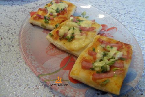 Пицца из слоеного теста без дрожжей в домашних условиях. Как приготовить? 26