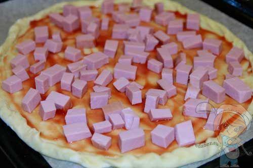 Пицца из слоеного теста без дрожжей в домашних условиях. Как приготовить? 02