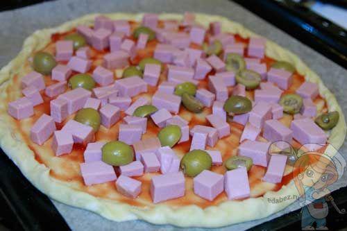 Пицца из слоеного теста без дрожжей в домашних условиях. Как приготовить? 03