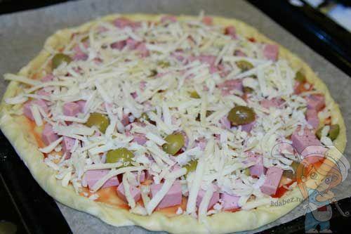 Пицца из слоеного теста без дрожжей в домашних условиях. Как приготовить? 05