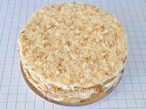 Вкусный рецепт пирожных наполеон из слоеного теста со сгущенкой 21