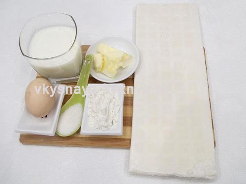 Трубочки с заварным кремом из слоеного теста: рецепт в домашних условиях