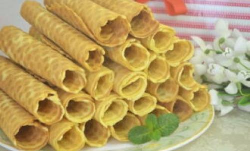 Вафельные трубочки (рецепт для электровафельницы). Классический рецепт вафельных трубочек в электовафельнице