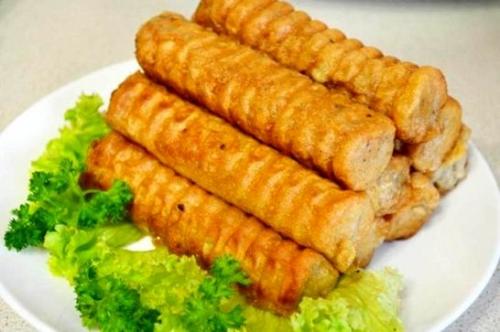 Слоеные трубочки с разными начинками. Быстрая закуска сырные трубочки 05 Слоеные трубочки с разными начинками. Быстрая закуска сырные трубочки 05