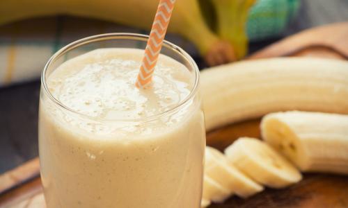 Как сделать смузи из банана и молока более густым. Смузи с бананом