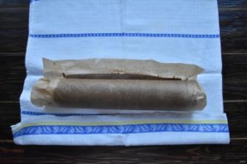 Как полено с сгущенкой готовится. Торт Рождественское полено