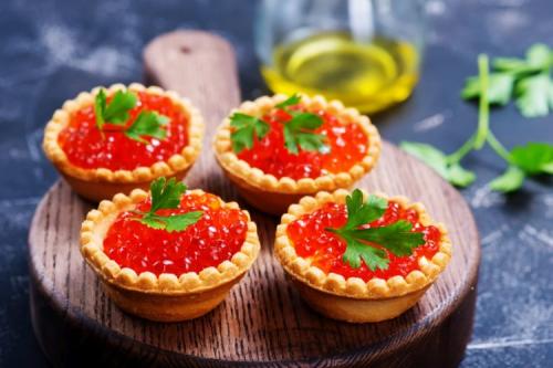 Какие начинки подойдут для тарталеток на Новый год. 15 оригинальных рецептов тарталеток с красной икрой