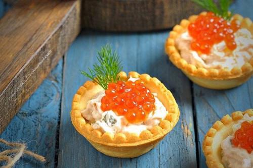 Какие начинки подойдут для тарталеток на Новый год. 15 оригинальных рецептов тарталеток с красной икрой