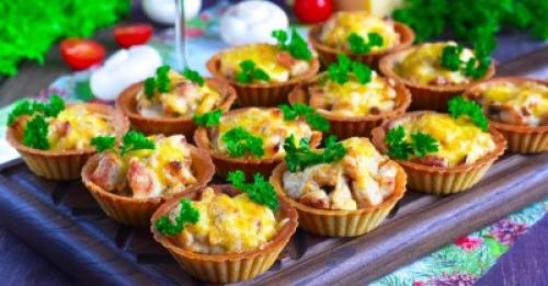 Золотой стандарт: пять лучших начинок для тарталеток на новогодний стол 05