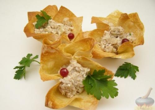 Чем заменить покупные тарталетки. Тарталетки из слоеного теста без формочек 29