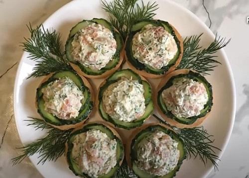 Тарталетки на Новый год с красной рыбой. Тарталетки с красной рыбой – 10 рецептов начинки для праздничных закусок