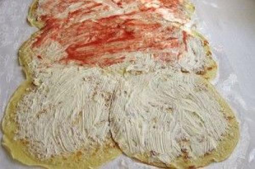 Блинные рулеты с творогом. 02