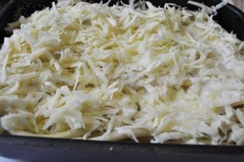 Макаронная запеканка.  Ингредиенты: 07