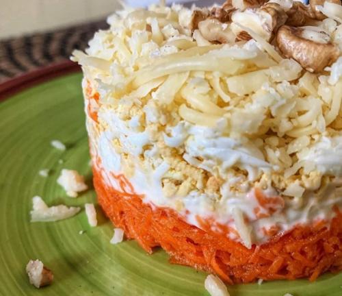 Супер простой и лёгкий салат на ужин.