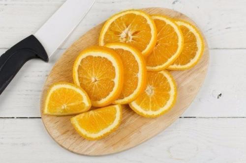 Курица, фаршированная апельсинами. 02