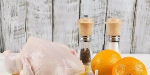 Курица, фаршированная апельсинами. 01