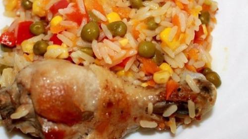 Курочка с рисом и овощами по - каталонски. 01 Курочка с рисом и овощами по - каталонски. 01