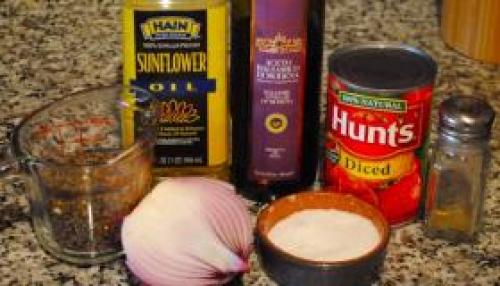 Чечевица с луком и помидорами. 01