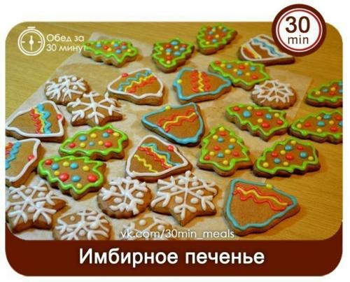 Имбирное печенье.

Вам понадобится (на 2 противня: 
