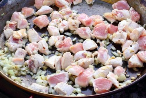 Смешанная паэлья.  Ингредиенты: 01