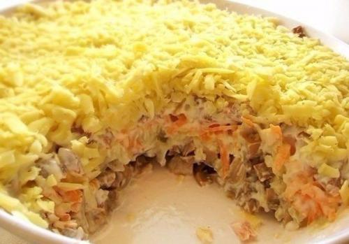 Салат Белая Ночь.